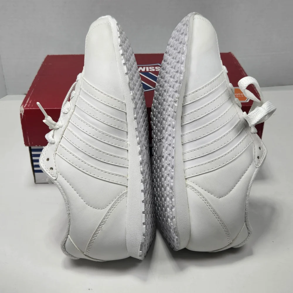 K-Swiss Botwin All-White Classic Sneakers Women's Size 6 1/2 6.5 - Picture 7 of 15